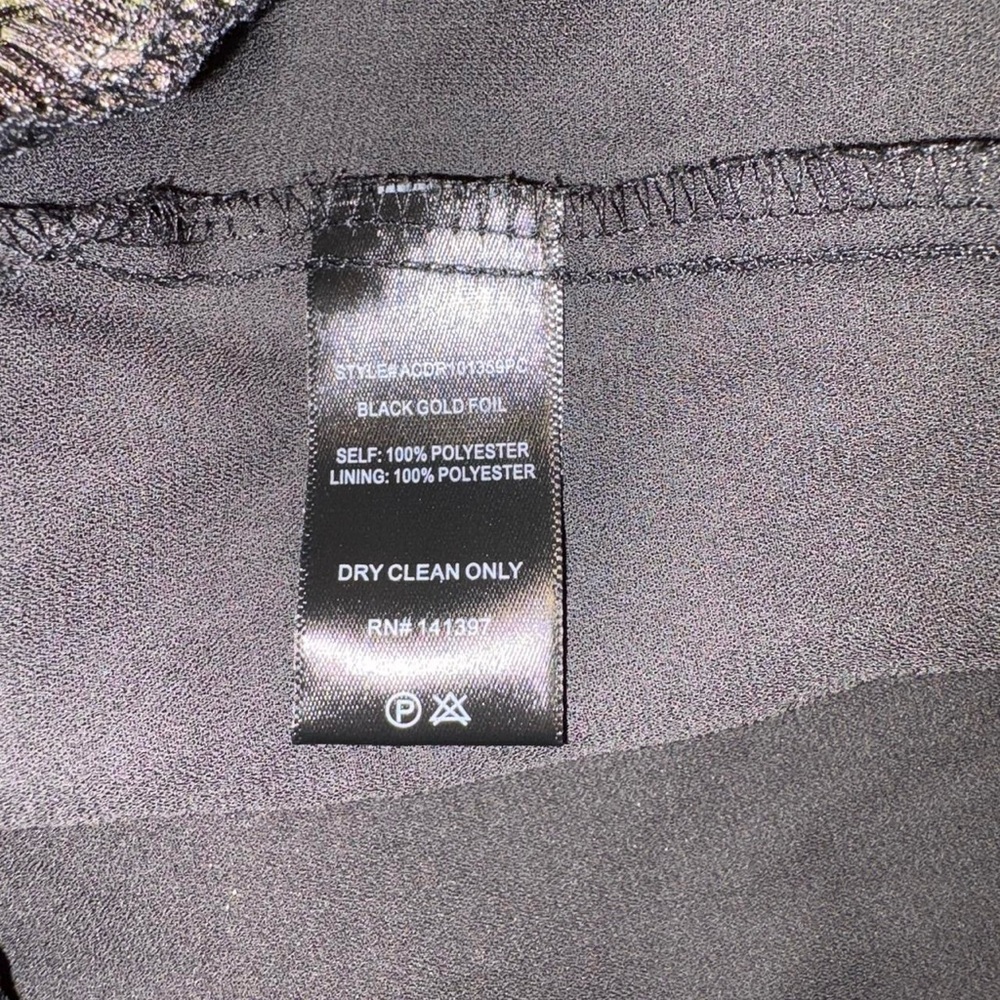 Nwt Astr Black Sheer Floral Maxi Dress - Picture 9 of 10